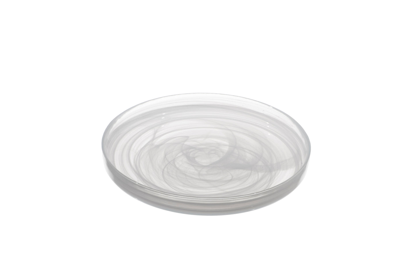 AC 8.27IN PLATE ASOS WHITE GLASS