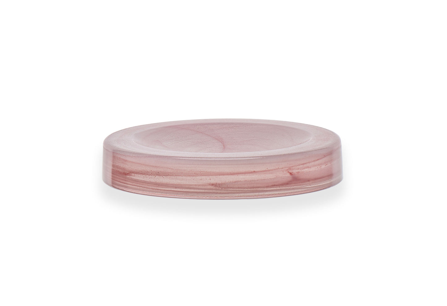 AC 8.27IN 5OZ BOWL HOLLOW PINK WHT GLASS