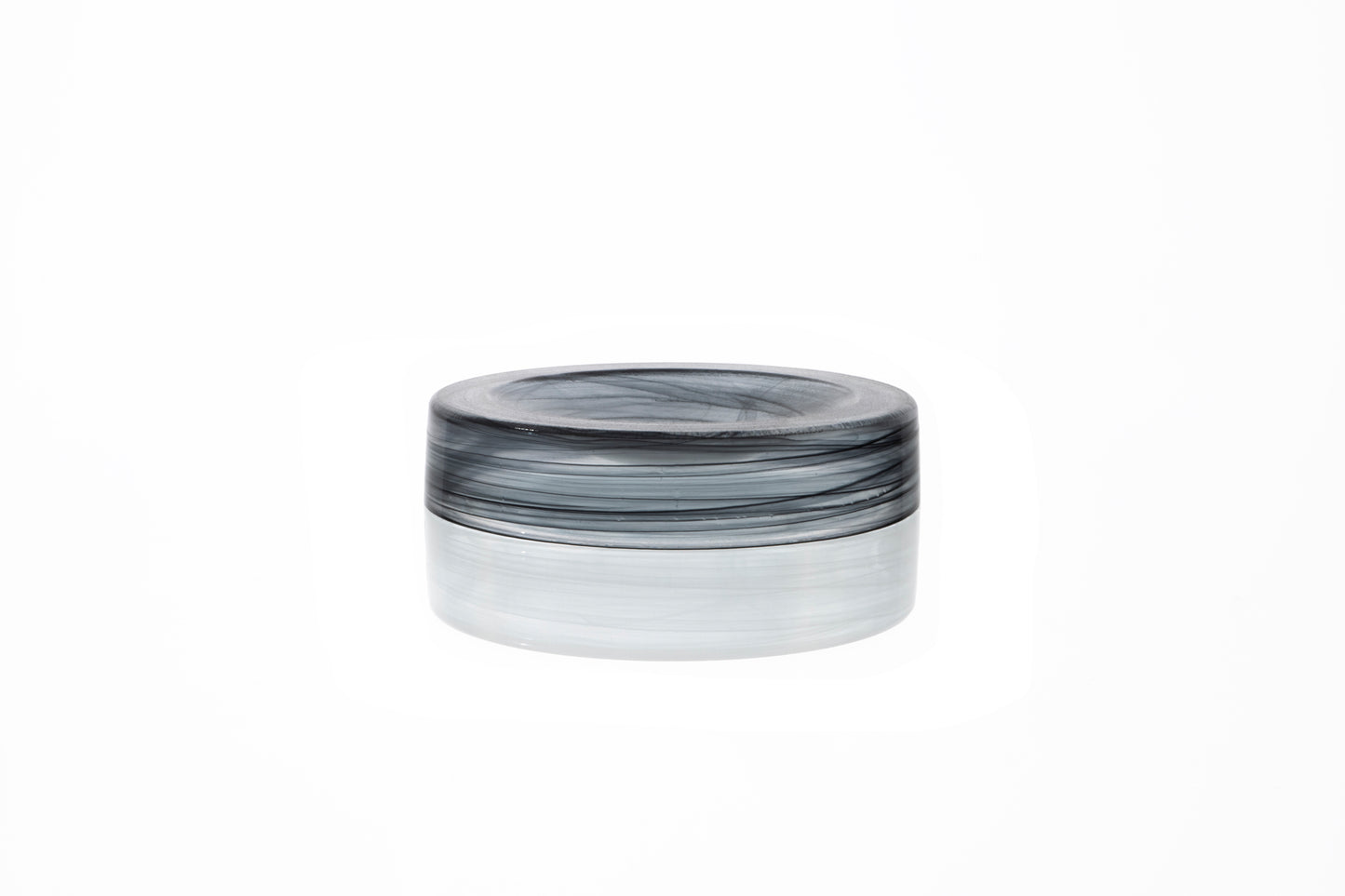 AC 5.9IN 5OZ BOWL HOLLOW BLACK GLASS