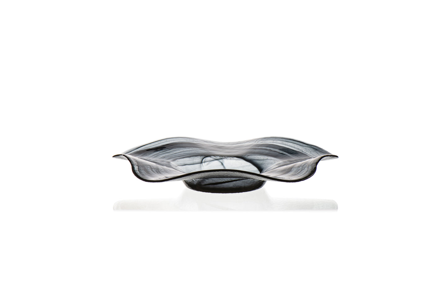 AC 10.6IN 4.4OZ BOWL ESTONIA BLACK GLASS