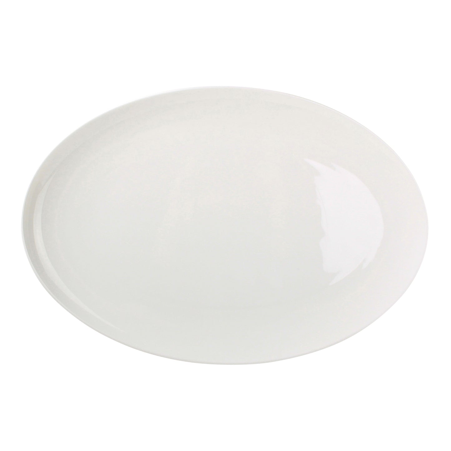 CHIC 14X9 OVAL PLATTER PERLA WHITE PORC