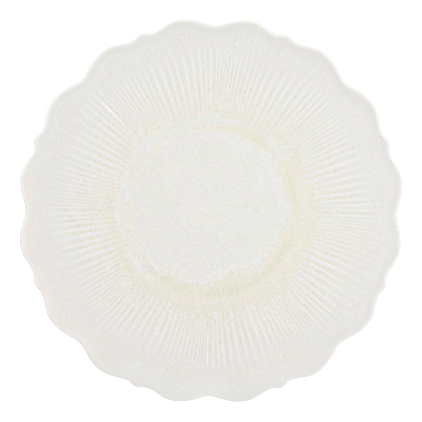 CHIC 8.46IN PLATE FLORET WHITE PORC