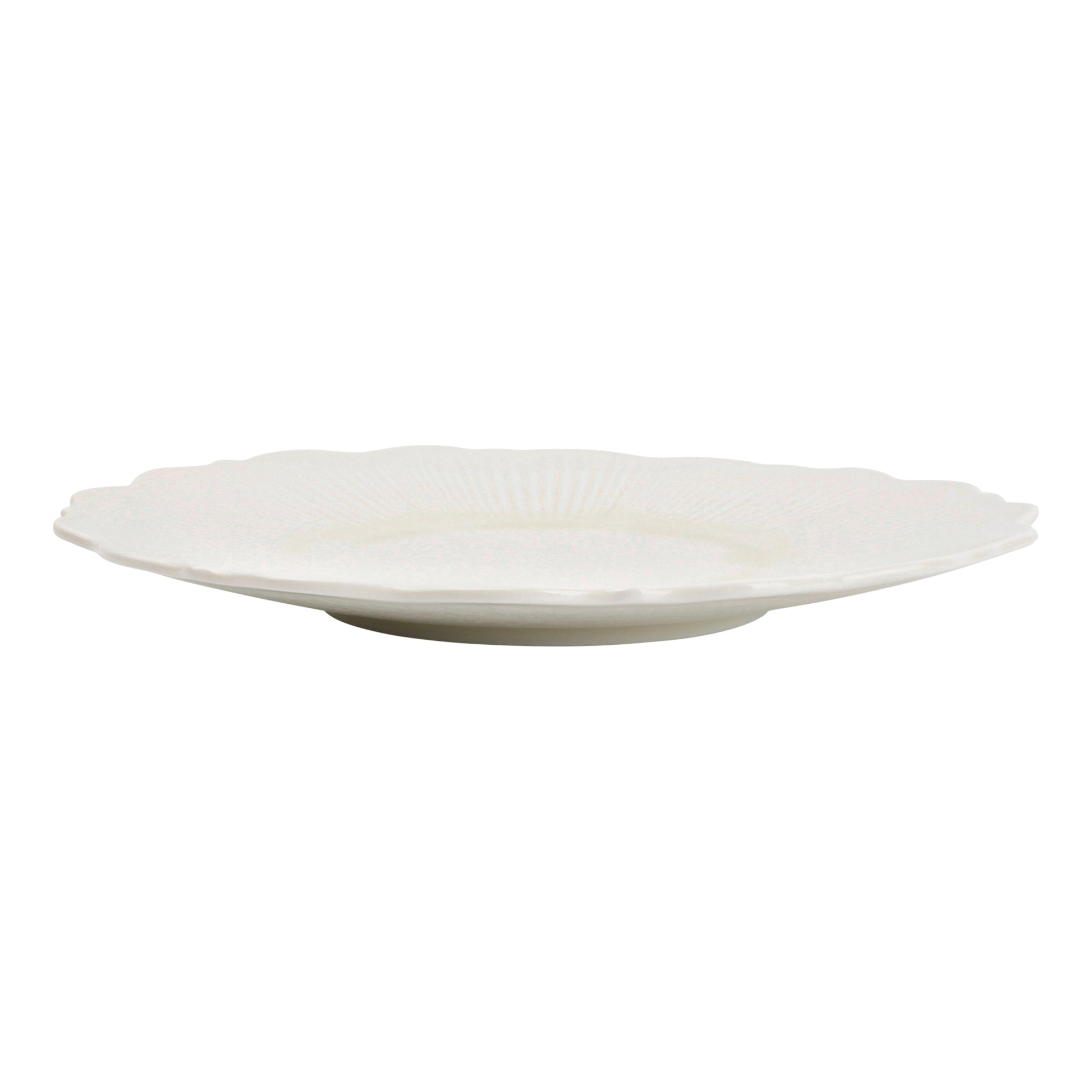 CHIC 8.46IN PLATE FLORET WHITE PORC
