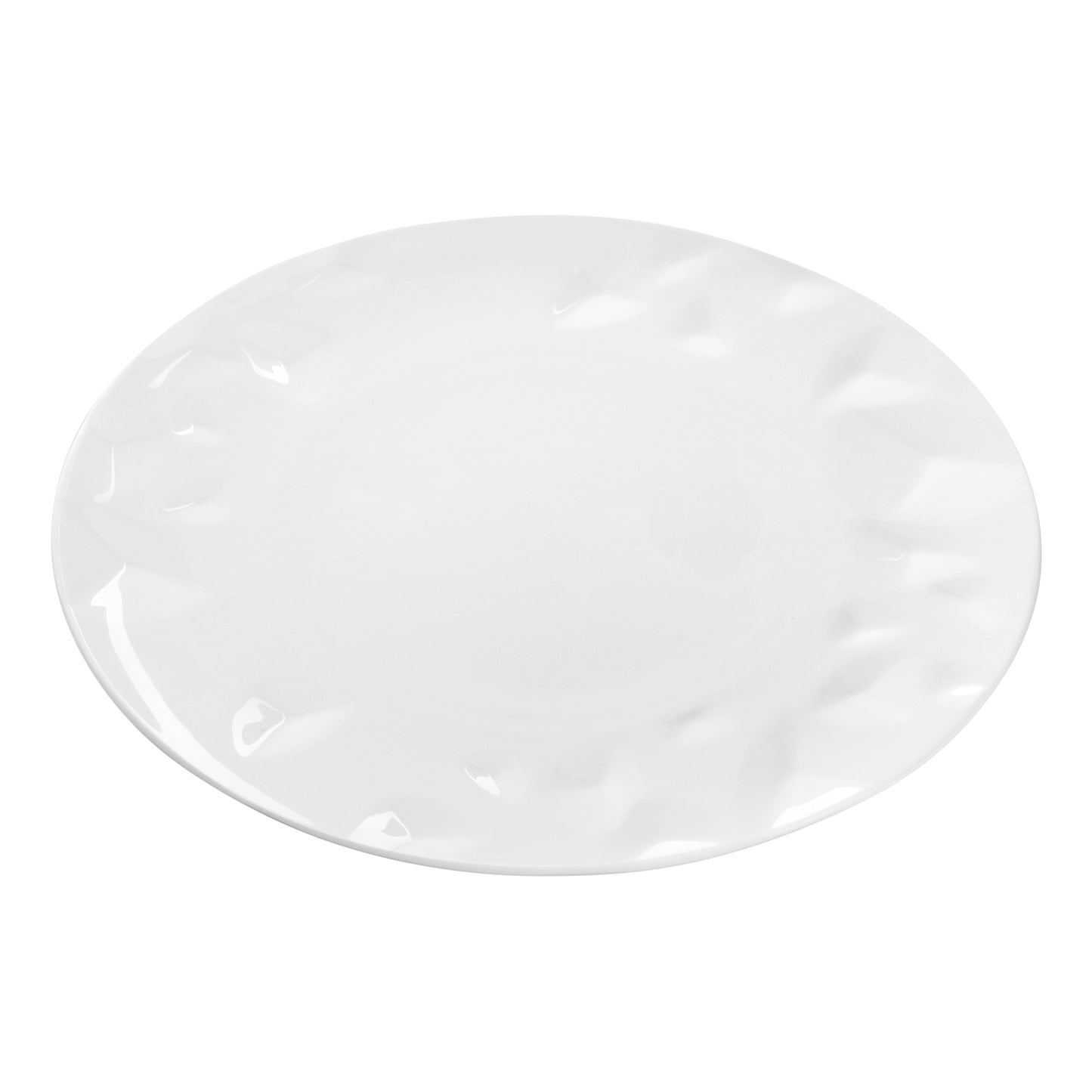 CHIC 8.3IN COUPE PLATE FACET WHITE PORC