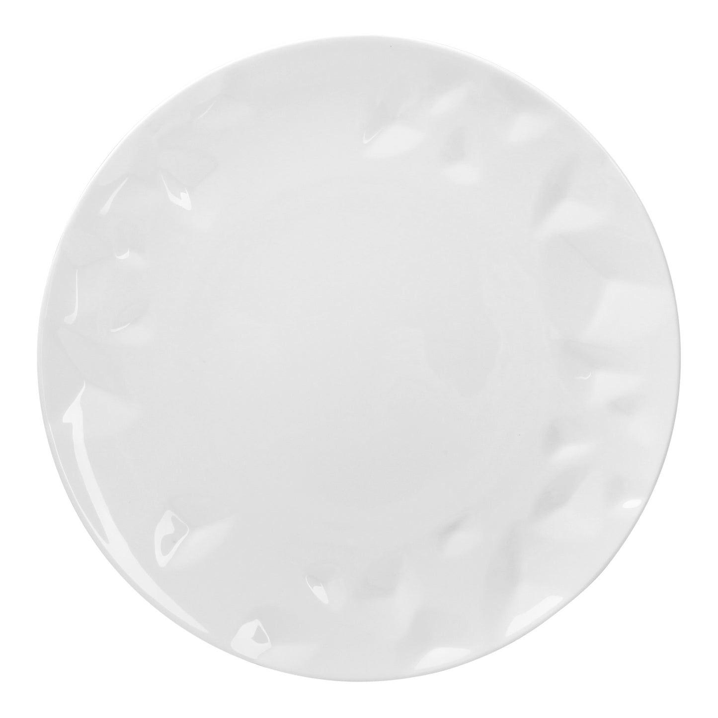 CHIC 8.3IN COUPE PLATE FACET WHITE PORC