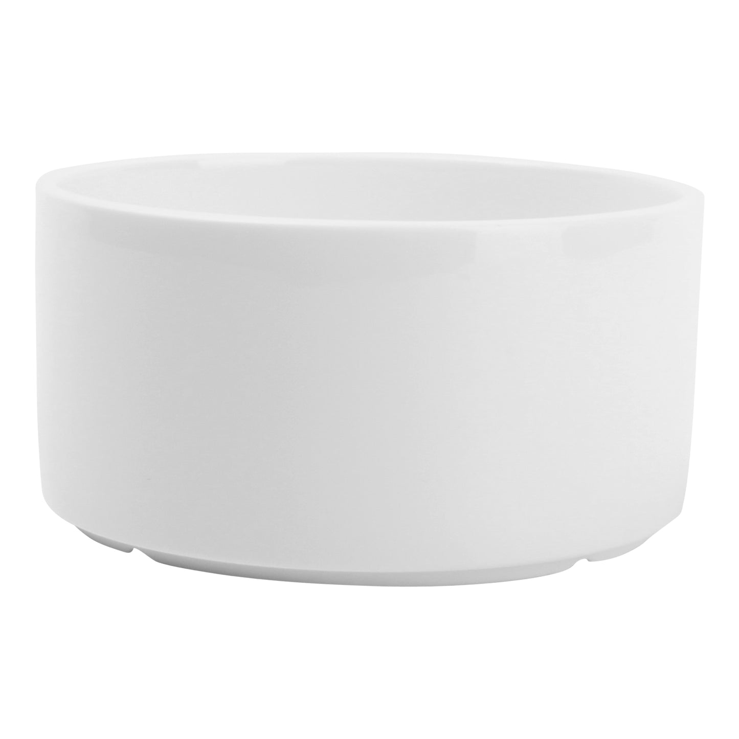 CHIC 3.9IN 9.5OZ STCK BWL VERSO WHT PORC