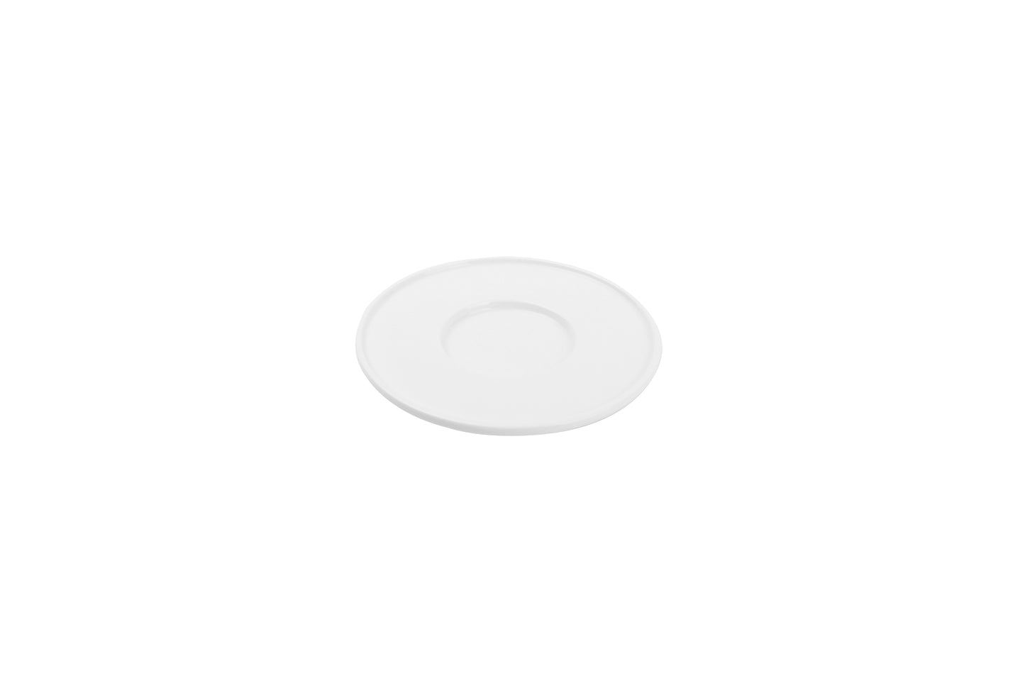CHIC 4.9IN STKBL ESPR SAUCR VERSO WHT PC
