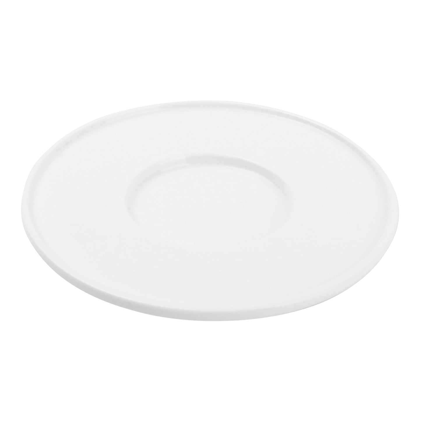 CHIC 4.9IN STKBL ESPR SAUCR VERSO WHT PC