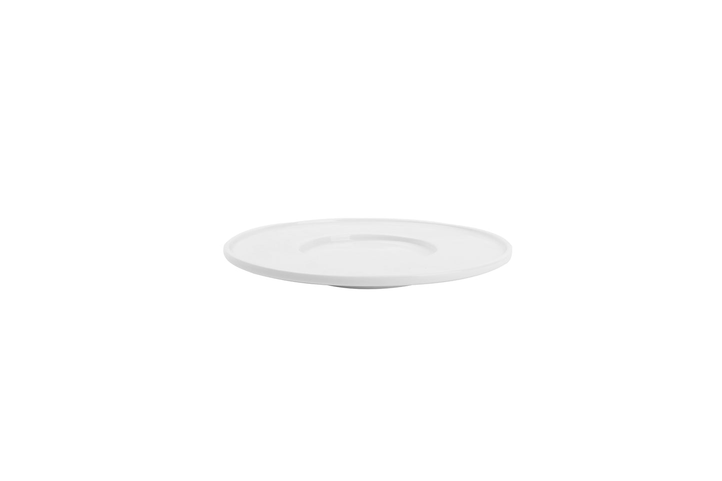 CHIC 5.7IN STKBLE SAUCR VERSO WHITE PORC