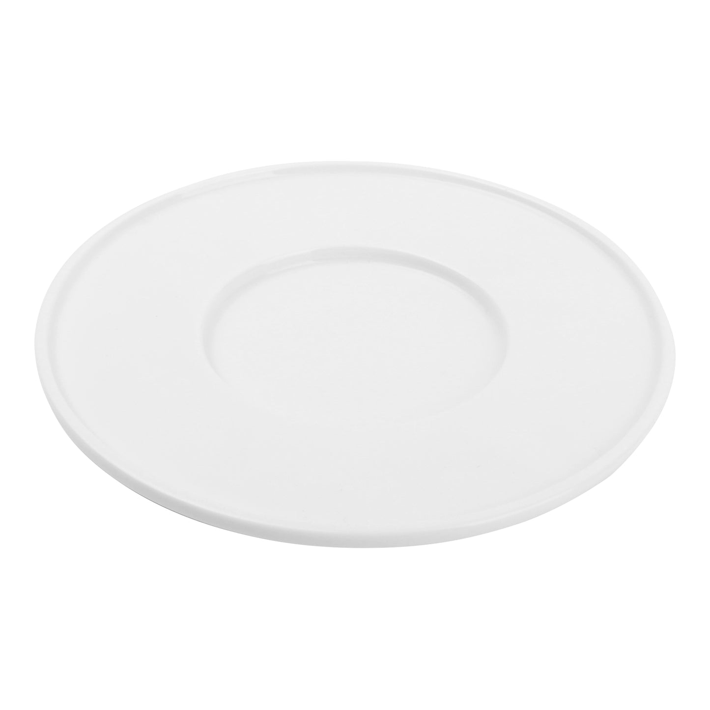 CHIC 5.7IN STKBLE SAUCR VERSO WHITE PORC