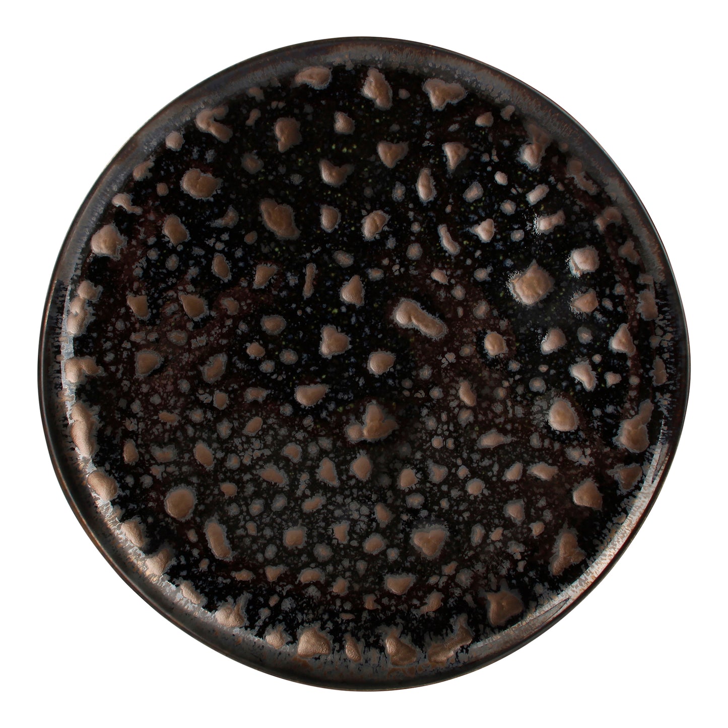 CHIC 10.6IN PLATE NOBILE BLK W GLD POR
