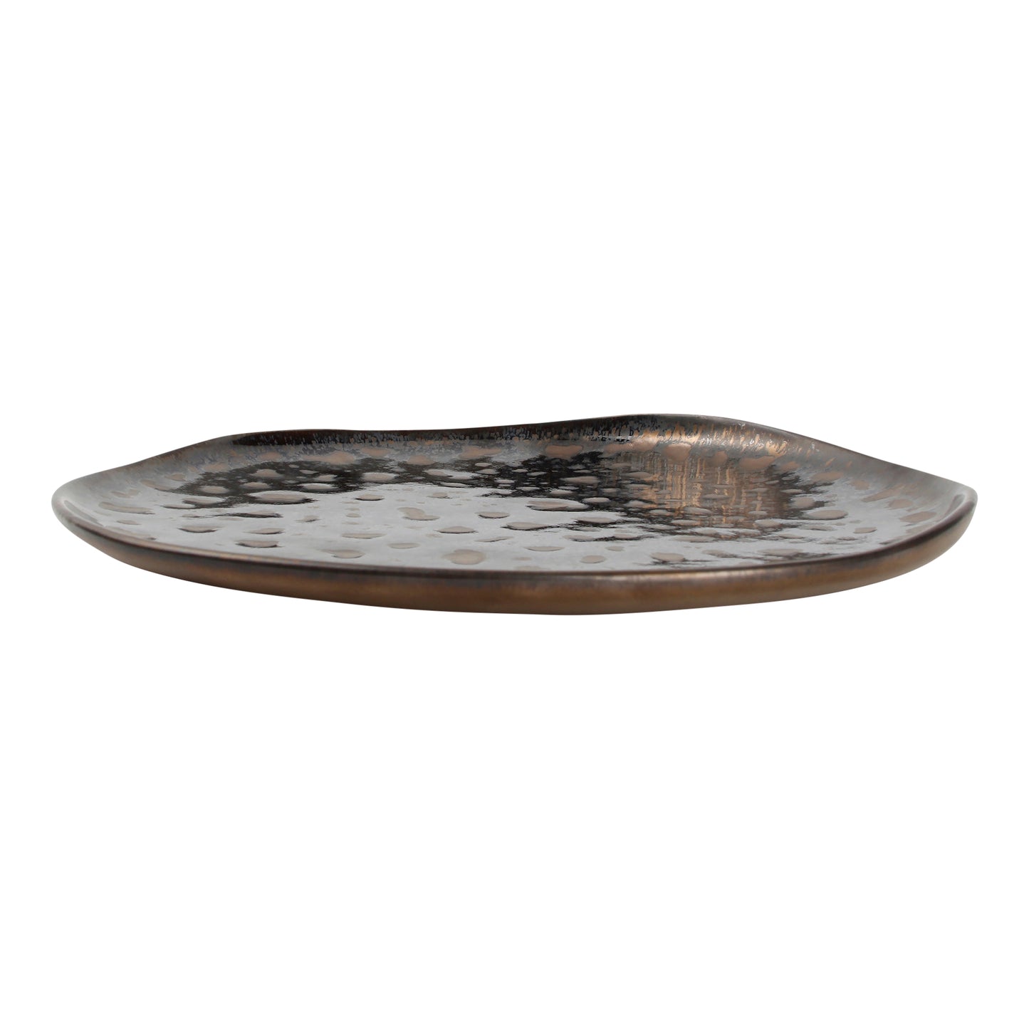 CHIC 10.6IN PLATE NOBILE BLK W GLD POR