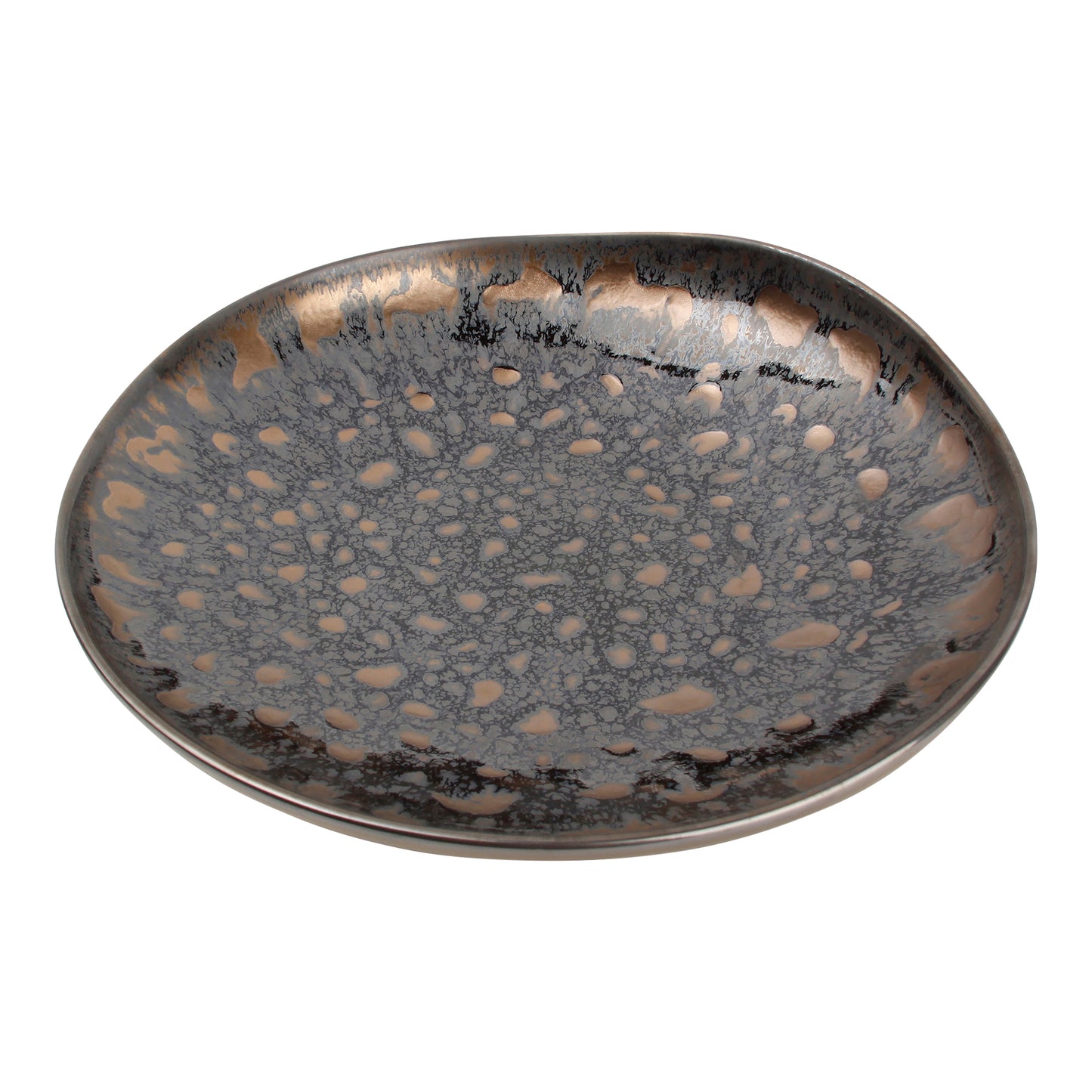 CHIC 10.2IN DP PLT NOBILE BLK W GLD PORC