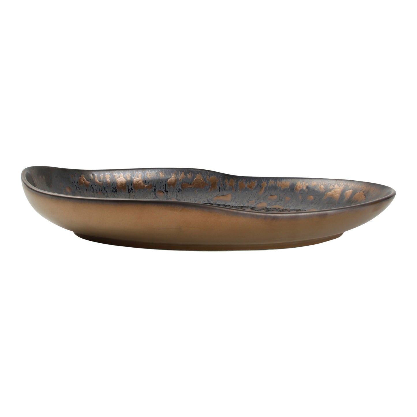 CHIC 13.8IN DP PLT NOBILE BLK W GLD PORC
