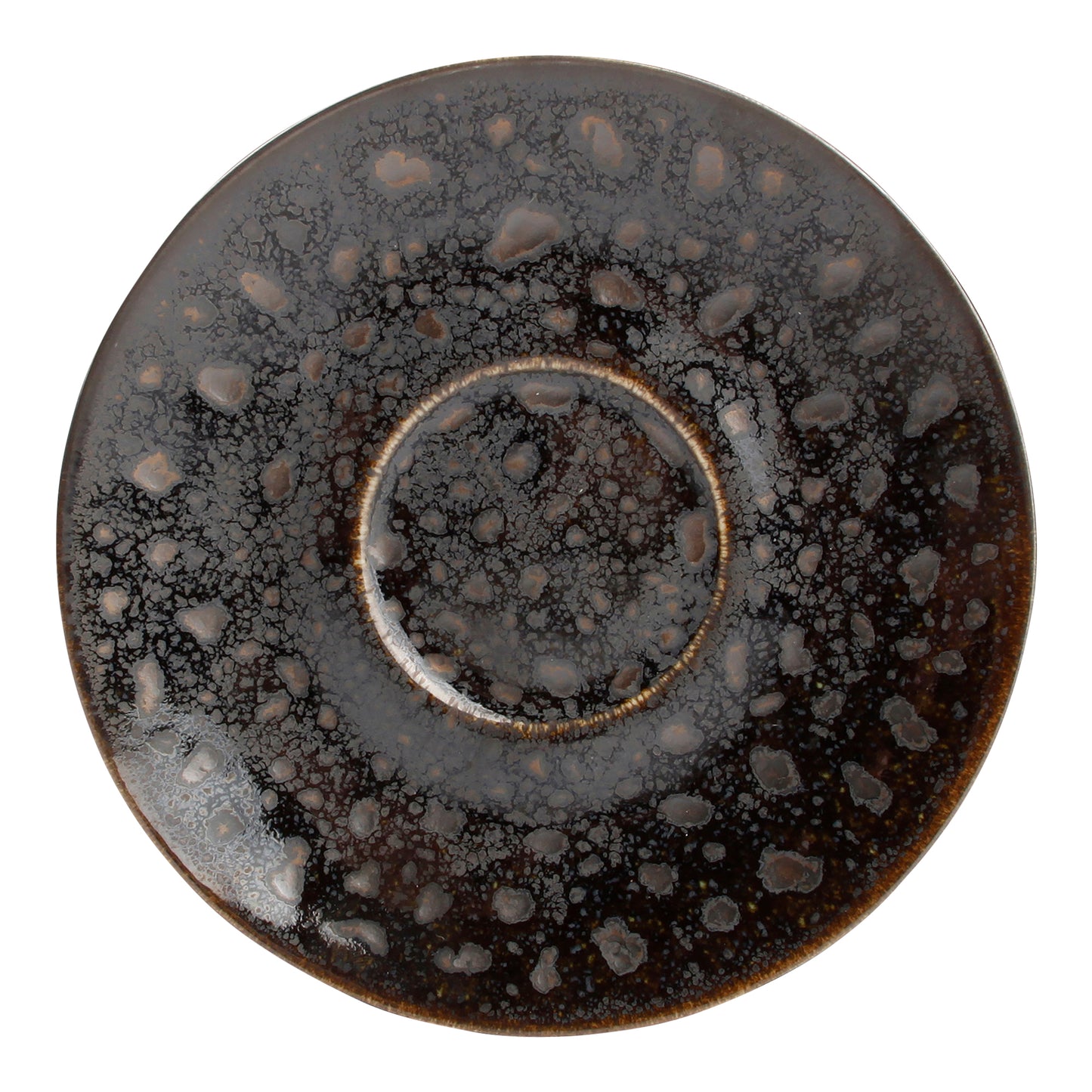 CHIC 5.5IN SAUCER NOBILE BLK W GLD PC
