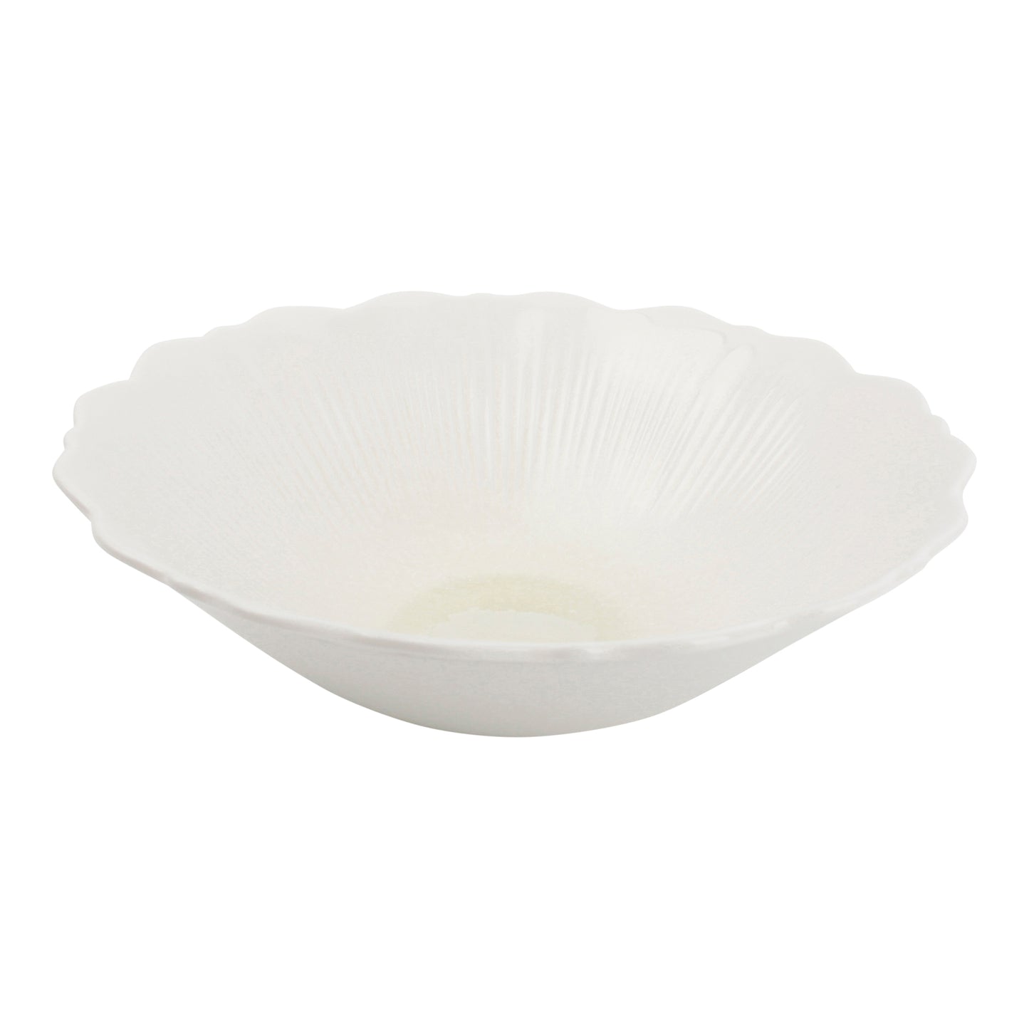 CHIC 8.07IN 27OZ BOWL FLORET WHT PORC