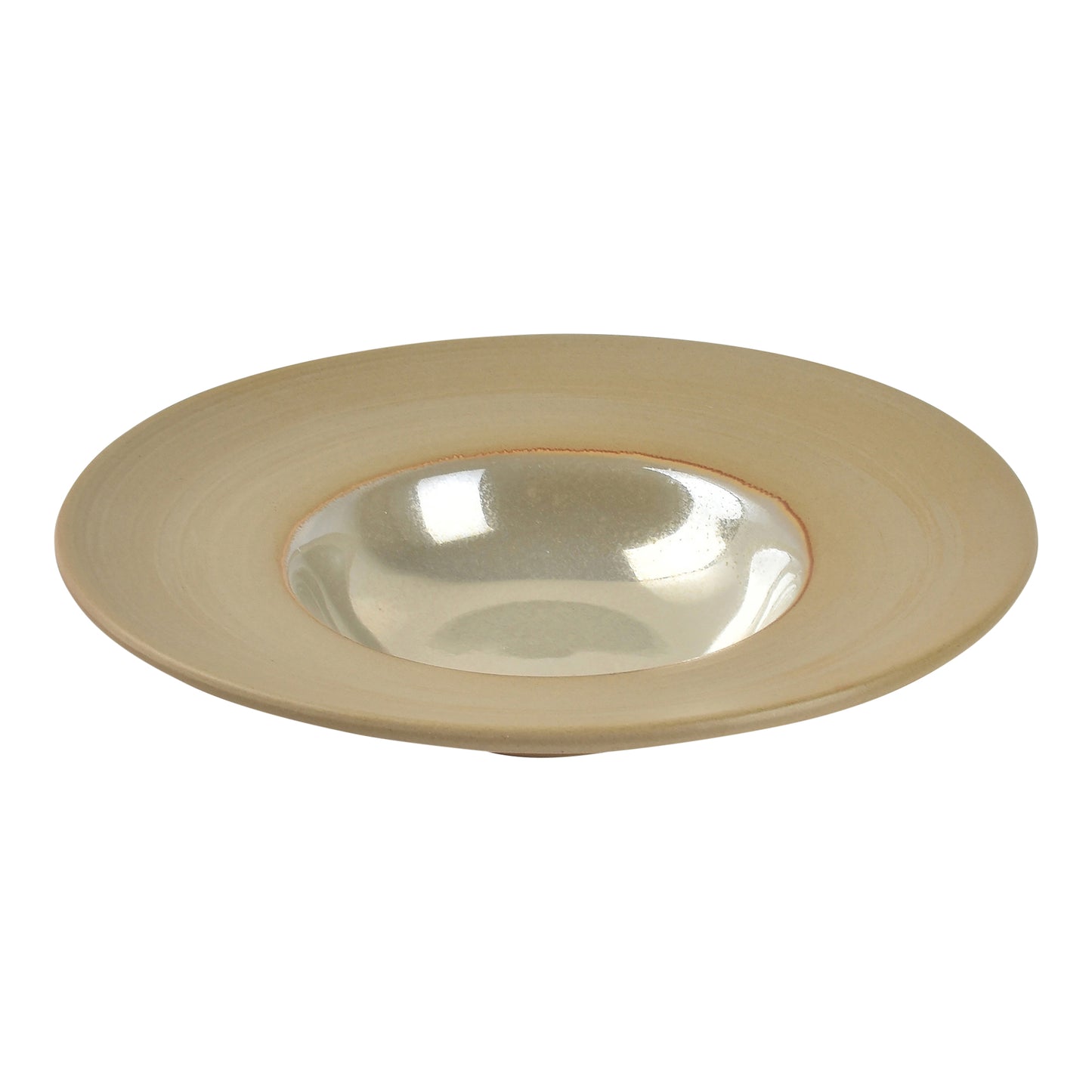 CHIC 7.9IN DEEP PLATE OSTRA TAN PORC