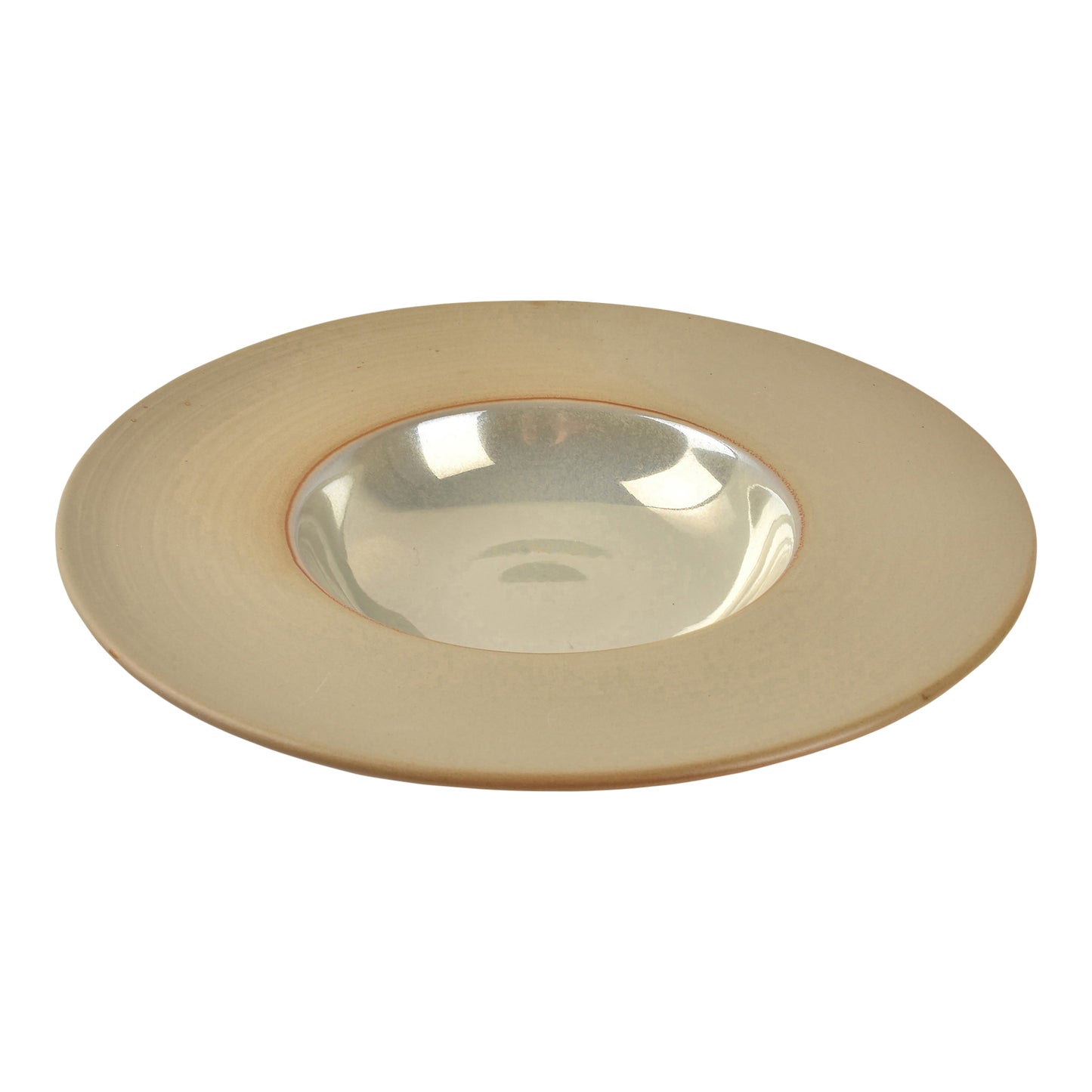 CHIC 11.08IN DEEP PLATE OSTRA TAN PORC