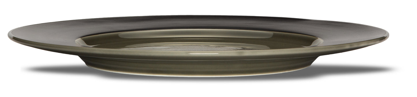 Grey charger plate Ø 33,5 cm