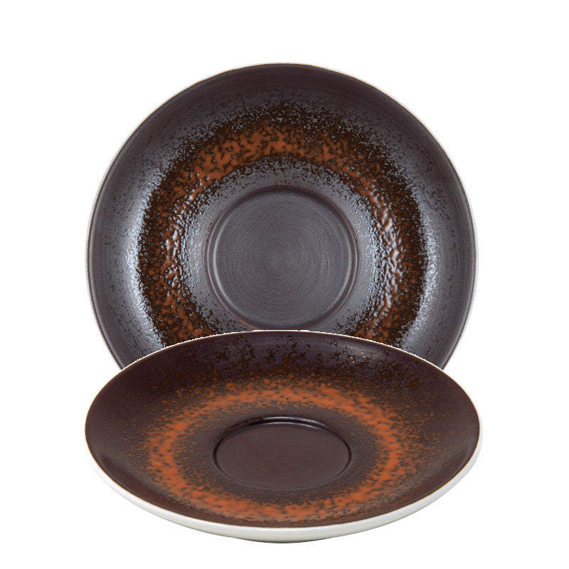 Rusty reactive coffee saucer Ø11,5 cm