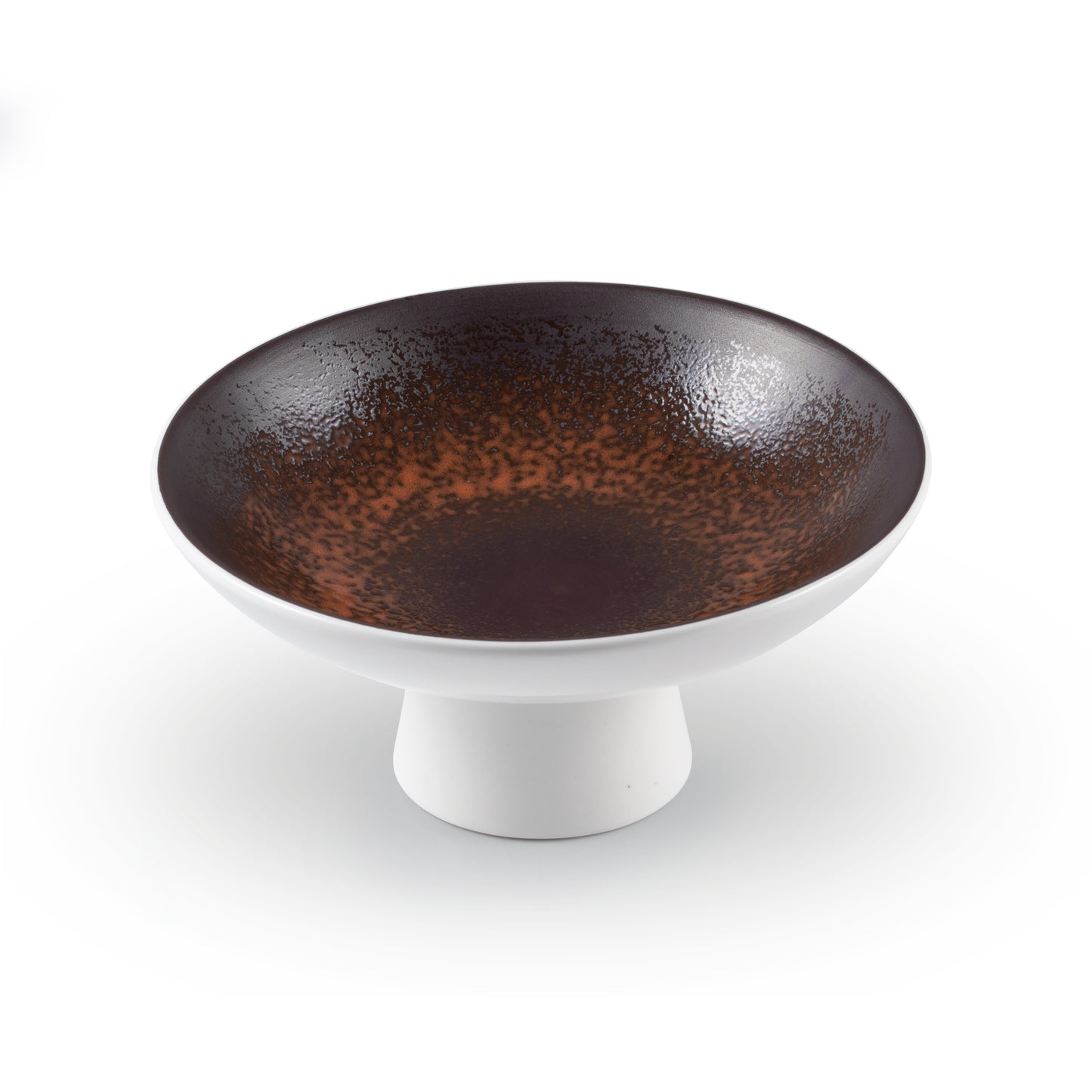 Rusty reactive cake stand Ø15 h7 cm