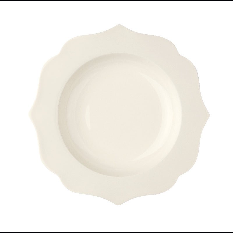 Ivory deep plate - New bone china Ø 22 cm