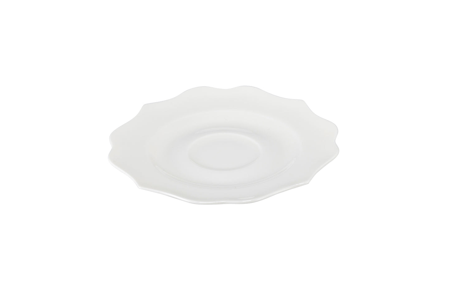 Ivory coffee cup saucer - New bone china Ø13 h 1 cm