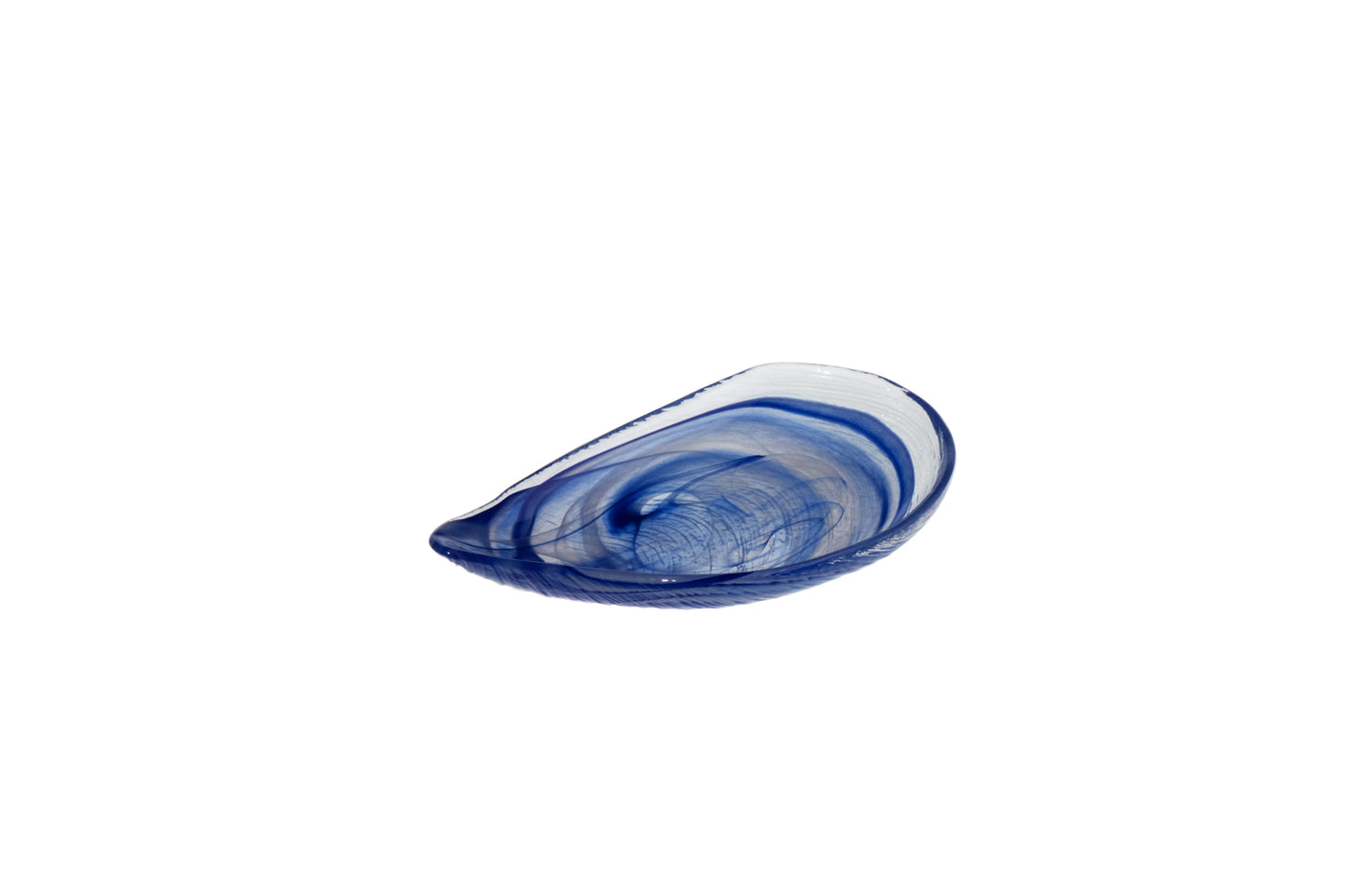AC 8.86X4.92IN PLT AUSTER BLU WHT GLASS