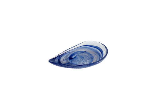 AC 8.86X4.92IN PLT AUSTER BLU WHT GLASS