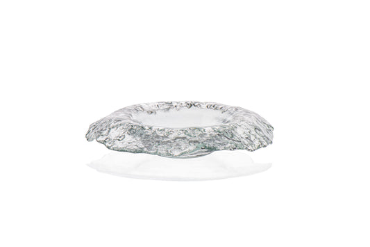 AC 9.84IN 13.53OZ DP PLT IO CLEAR GLASS