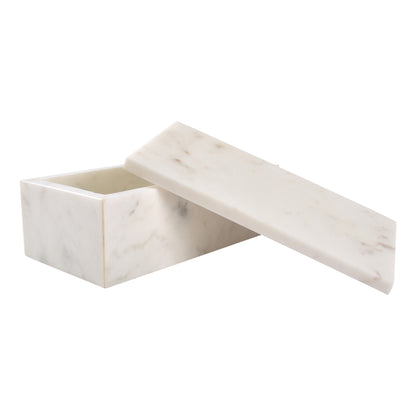CHIC 7.9X3.9IN RCT HOLDER PURA WHT MARBL