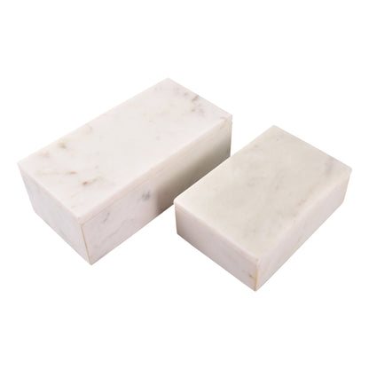 CHIC 7.9X3.9IN RCT HOLDER PURA WHT MARBL