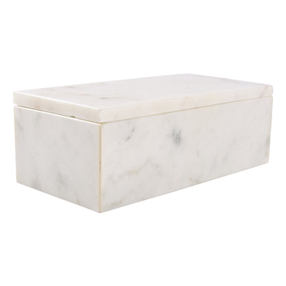 CHIC 7.9X3.9IN RCT HOLDER PURA WHT MARBL