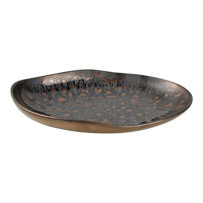 CHIC 11.8IN DP PLT NOBILE BLK W GLD PORC