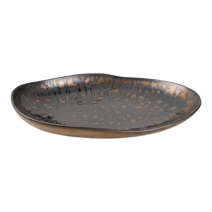 CHIC 13.8IN DP PLT NOBILE BLK W GLD PORC