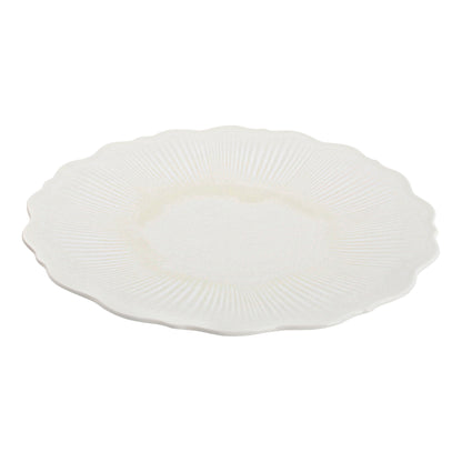 CHIC 11.42IN PLATE FLORET WHITE PORC