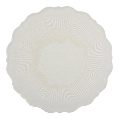 CHIC 11.42IN PLATE FLORET WHITE PORC