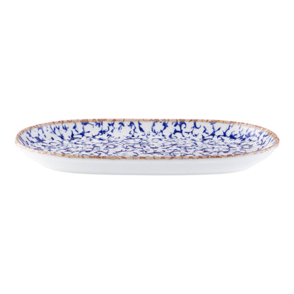 IDF 9.2X6IN OVL PTR VENECIA BLUE FNE CNA