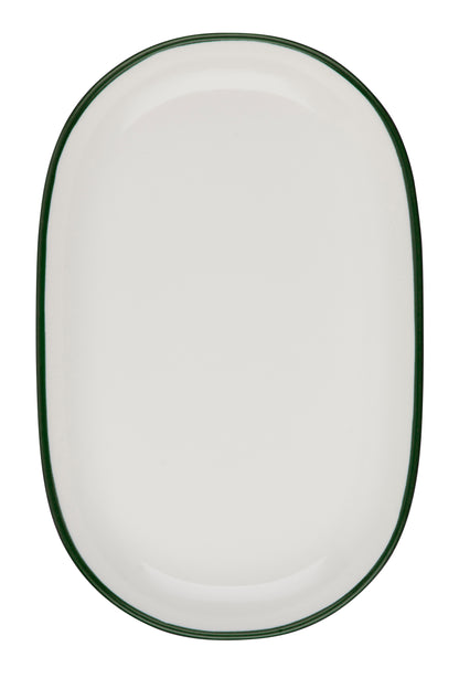 IDF 14X9IN CP OVAL PLTR MODEST GRN FN CN