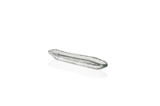 AC 9.45X1.57IN PLATTER IO CLEAR GLASS