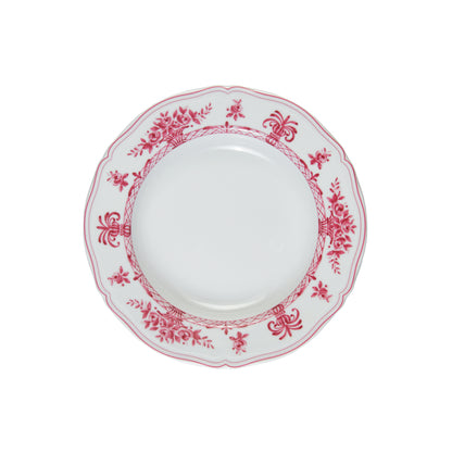 White and tyrian purple deep plate Ø 23,5 cm