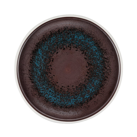 Blue reactive dessert plate Ø 22 cm