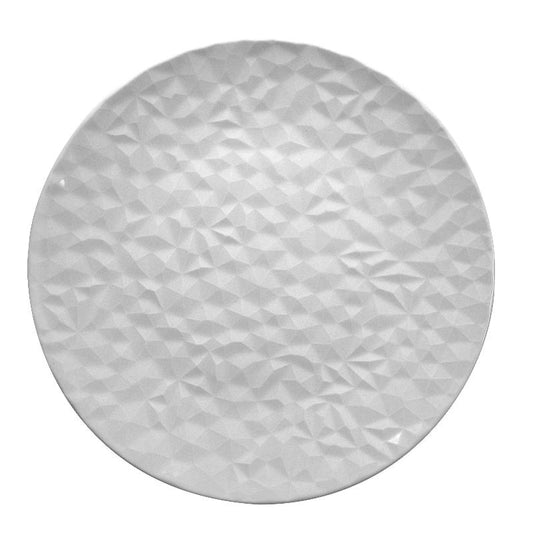 Ivory dessert plate - Alumina Porcelain Ø20 h 2,5 cm