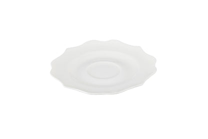 Ivory coffee cup saucer - New bone china Ø13 h 1 cm